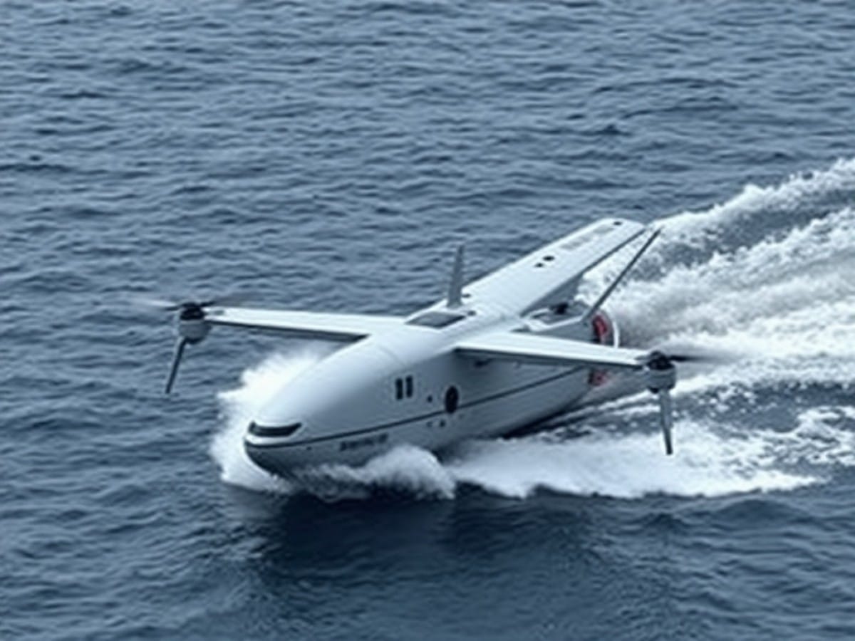 In first, Ukrainian unmanned vessel launches interceptor to knock out Shahed drone