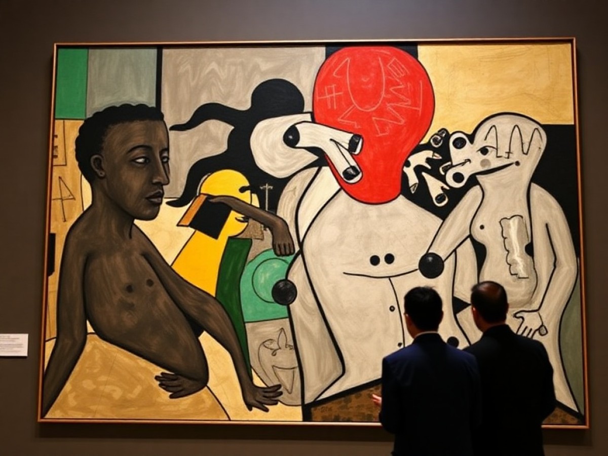 ‘The violence of racist tyranny’: African Guernica goes on display alongside Picasso masterpiece