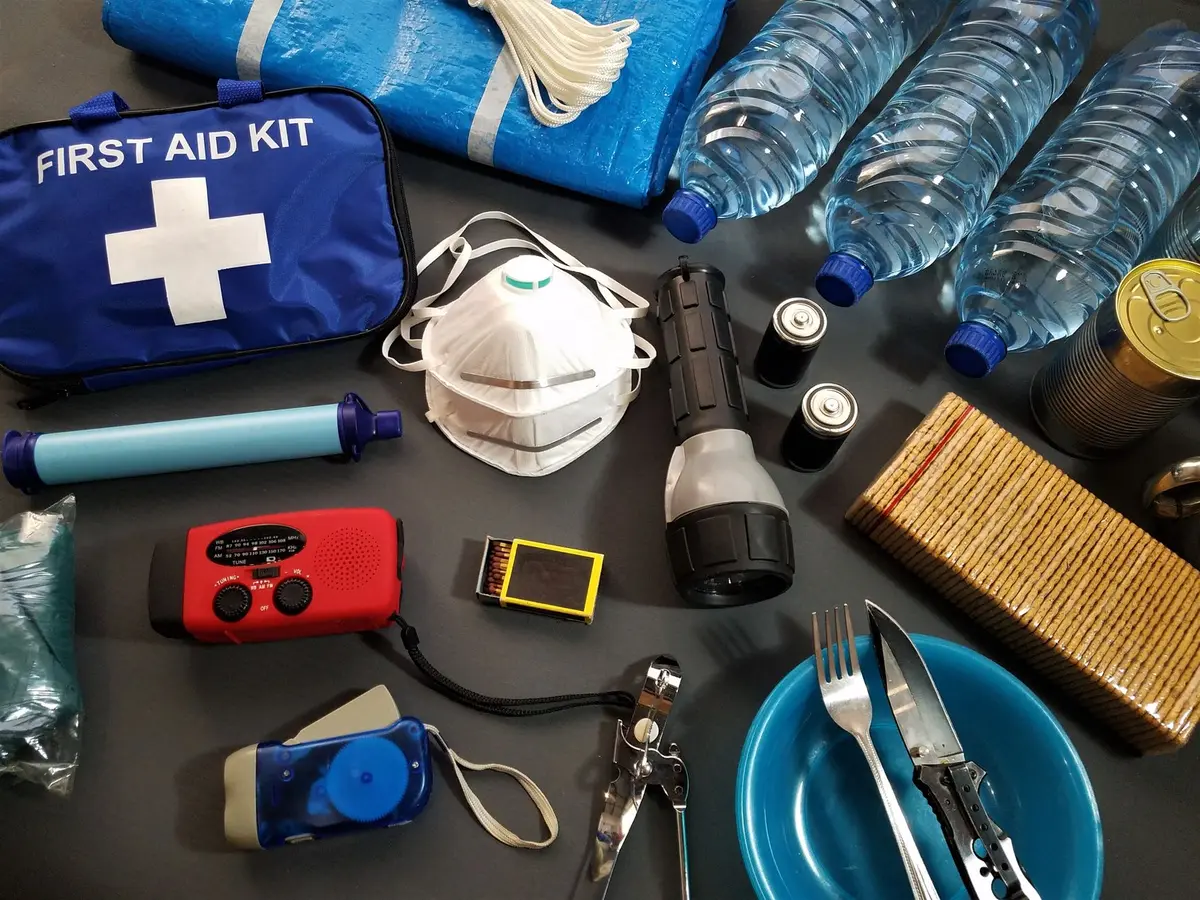 Emergency supplies and relief efforts being distributed to storm-affected residents