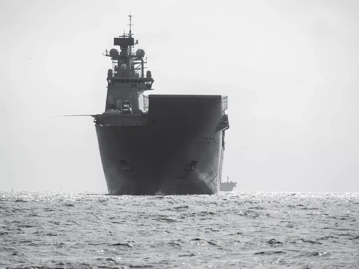 Carrier at sea during extended deployment
