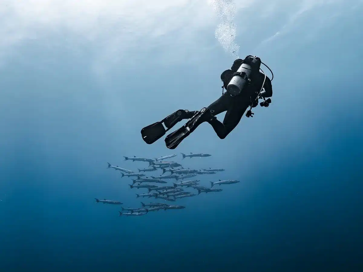 An autonomous underwater vehicle similar to the Dive-LD on the surface